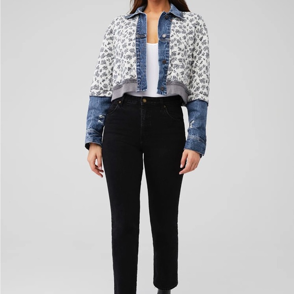 Free People Jackets & Blazers - Free People Ditsy Denim Jacket